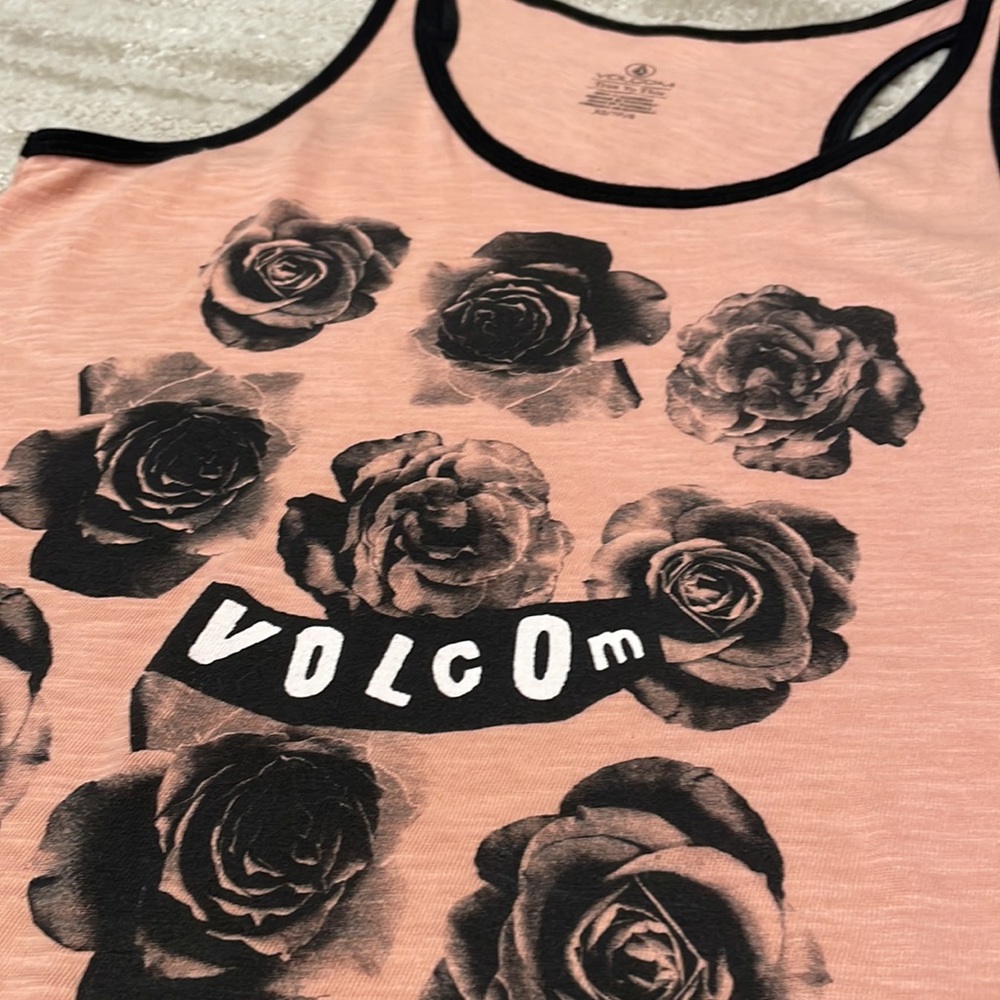WORN ONCE VOLCOM ROSE TANK - Picture 3 of 4